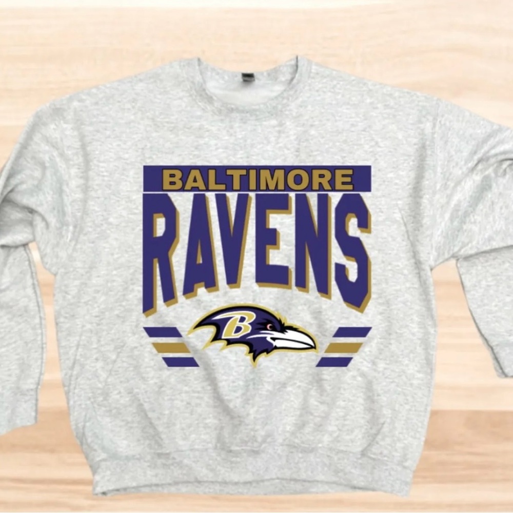 Baltimore Ravens Gray Sweater